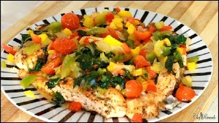 Easy Healthy Oven Baked Salmon  Recipes By Chef Ricardo [upl. by Adekram522]