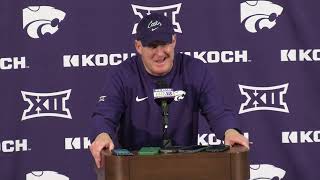 Kansas State Head Coach Chris Klieman Postgame Press Conference vs Cincinnati [upl. by Gnuj]