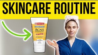 SIMPLE SKINCARE ROUTINE WITH SULFUR 😍 Dermatologist DrDrayzday [upl. by Gnilhsa]