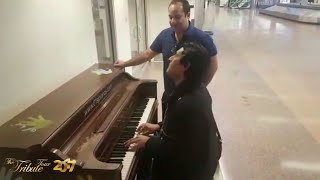 Rahat Fateh Ali Khan Live Main Jahaan Rahoon With Imran Akhtar Dubai Airpot 2018 [upl. by Eigla]