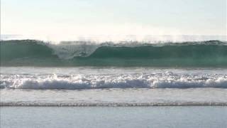 Ocean Waves crashing on the beach sound effect 120 seconds [upl. by Marnie]