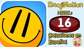 EmojiNation Soluciones Nivel 16 en Español [upl. by Analle363]