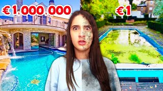 PISCINA da 1€ Vs 1000000€ 💰😨 [upl. by Rahal]