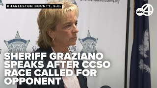 Sheriff Graziano speaks after Carl Ritchie wins race for Charleston County Sheriff [upl. by Nikolaos]