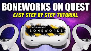 How to play Boneworks on your Quest 2 without a gaming PC [upl. by Oneida645]