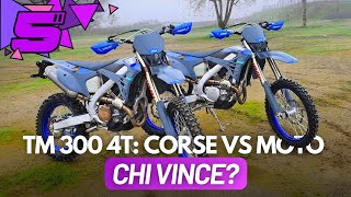 TM MOTO vs TM CORSE 2025 il test delle nuove enduro 300 4 tempi [upl. by Niletak]