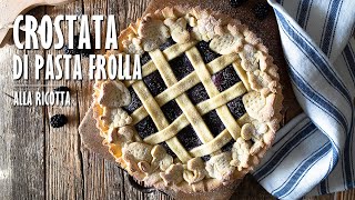 CROSTATA DI PASTA FROLLA ALLA RICOTTA fatta in casa  Marianna Pascarella [upl. by Leunammi]