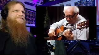 Andrés Segovia Bach  Gavotte from 4th Lute Suite REACTION  Metal Head DJ Reacts [upl. by Sherard]