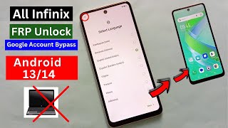 All Infinix Android 1314 FRP BypassUnlock Without Pc 2024  No Xshare  No Activity Launcher [upl. by Miza303]