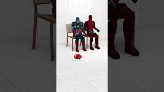 Deadpool vs Captain America  Target Challenge  Marvel Animation [upl. by Fougere]