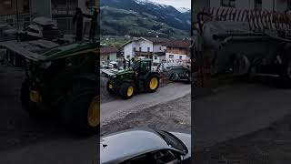 John Deere 6185 R von AgrarvideosLipperhof zu Besuch 💪 [upl. by Ellessig]