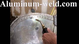 Aluminum Boat Rivet Repair with HTS73511 [upl. by Ansev]