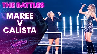 Maree V Calista Christina Aguilera amp Demi Lovatos Duet  The Battles  The Voice Australia [upl. by Jehovah]