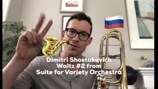 Shostakovich  Waltz 2 Sequence [upl. by Ykcaj]