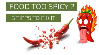 How to fix food when its too spicy [upl. by Nevil]