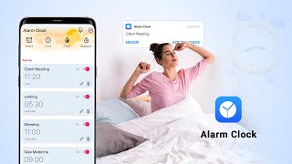 Alarm Clock App  Set Alarms with Favorite Ringtone  Snooze Alarms Easily [upl. by Heilman]