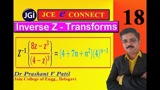 Inverse Z Transforms  𝟖𝒛−𝒛𝟑𝟒−𝒛𝟑  18mat31  Dr Prashant Patil [upl. by Isabeau]