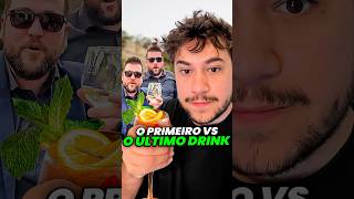 primeiro VS último drink da noite livedobrino humor MundinhoBrino [upl. by Odragde]