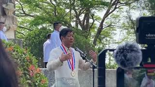 Interview with President Marcos at the sidelines of Araw ng Kagitingan commemoration [upl. by Braswell]