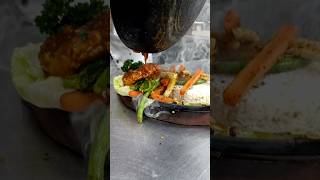 Sizzler 😲🔥😮sizzler continental food cooking chef culinary shortvideo subscribe [upl. by Leaj555]