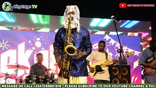 LAGBAJA SURPRISED EVERYBODY WITH HIS EVERGREEN SONGS AT EVERYBODY LOVES JENIFA MOVIE PREMIERE [upl. by Zarah]