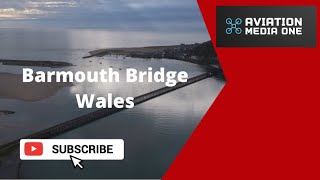 Barmouth Bridge  Wales 🏴󠁧󠁢󠁷󠁬󠁳󠁿 DJI [upl. by Enilegnave911]