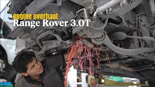 Land Rover Range Rover 30 T Engine Overhaul [upl. by Krasner276]