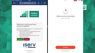 Mit der Untis Mobile app anmelden  ohne QRCode WestfalenKolleg Dortmund [upl. by Avron684]