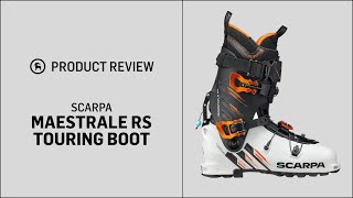 Scarpa Mens Maestrale RS Alpine Touring Boot  GH Review [upl. by Ahsienahs]