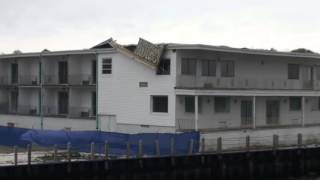 Fairhaven MA Wind Damage to Seaport Inn 11012013 [upl. by Dupuy]