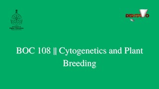 56  BOC 108  Inbreeding Depression and Heterosis  Inbreeding Depression and Its Applications [upl. by Haughay]