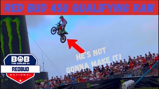 More Carnage on Larocco’s Leap Red Bud 450 Qualifying Raw Footage [upl. by Eiba951]