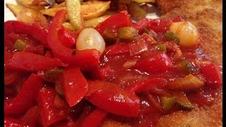 Ich koche heute Zigeunerschnitzel mit Selbstgemachter Zigeunersauce Rezept [upl. by Khosrow]