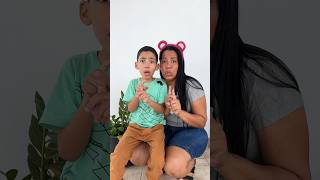 Mom prank with cute kid 🤣🐈😵🐇😱 shorts viral yotubeshorts [upl. by Gnok137]