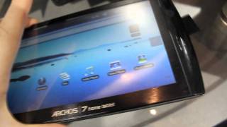 Upgraded Archos 7 Home Tablet Hands On [upl. by Irmo]