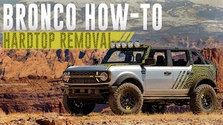 HowTo Bronco Hardtop Removal [upl. by Rodrick]