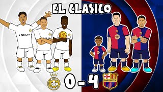 04🔥 Real Madrid vs FC Barcelona El Clasico 2024 Goals Highlights [upl. by Mehcanem434]