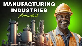 Manufacturing Industries  Class 10 geography animation video  Sunlike study [upl. by Serilda]