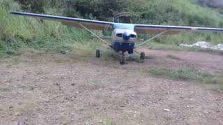 Cessna 206 depegando en la sierra de durango [upl. by Ahsilav]