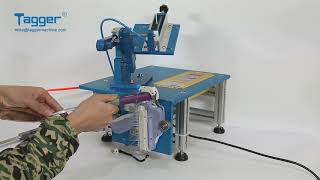 TM8001 Tags Automatic Feeding Tagging Machine Loop Pins [upl. by Aicilana]