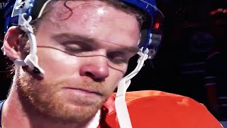 Connor McDavid gets emotional thanking Oilers Fans for 1000 Career Points  Oilers vs Predators 2024 [upl. by Rust975]