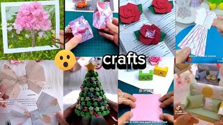 8 paper crafts 😯 ideas crafts woth paper tonni crafter aditi susbcribe viralbiba art and craft [upl. by Adalard]