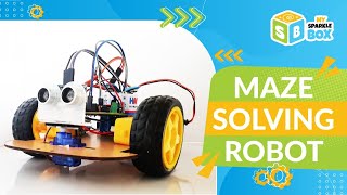 Maze Solving Robot  Sparklebox Robotics Kit  Easy Robotics Projects for kids  Sparkle Box [upl. by Soirtemed]