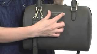 DKNY Saffiano Leather Satchel SKU8206177 [upl. by Ivett]