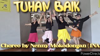 Tuhan Baik  Line dance  Nenny Mokodongan INA April 2024 [upl. by Ellohcin]