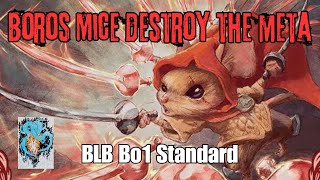 70 win rate Boros Mice Really Are Nice Magic The Gathering Arena Bloomburrow Standard Bo1 Aggro [upl. by Ahsienak]