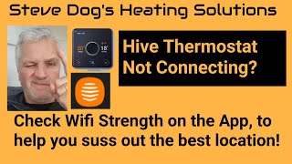 Hive Thermostat Connection Issues and Location [upl. by Zebada161]