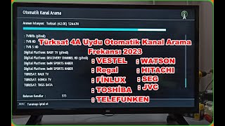 Türksat 4A Uydu Yeni Kanal Ekleme Frekansı 2023 [upl. by Elagibba]