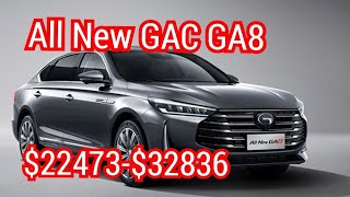 GAC GA 8 2023 Price in ChinaGAC GA8 2023 ReviewsGAC GA 8 Full SpecificationsGMC GA8 spec [upl. by Allesig]