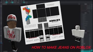 HOW TO MAKE JEANSPANTS ON ROBLOX 2024 [upl. by Iv]